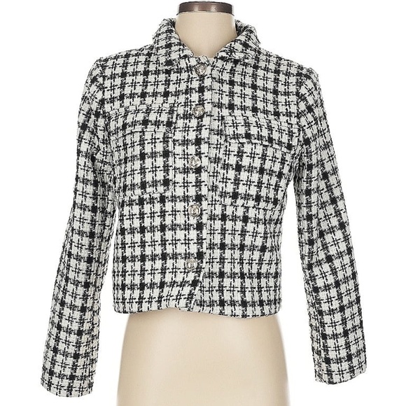 Rachel Zoe cropped jacket S - Picture 1 of 8